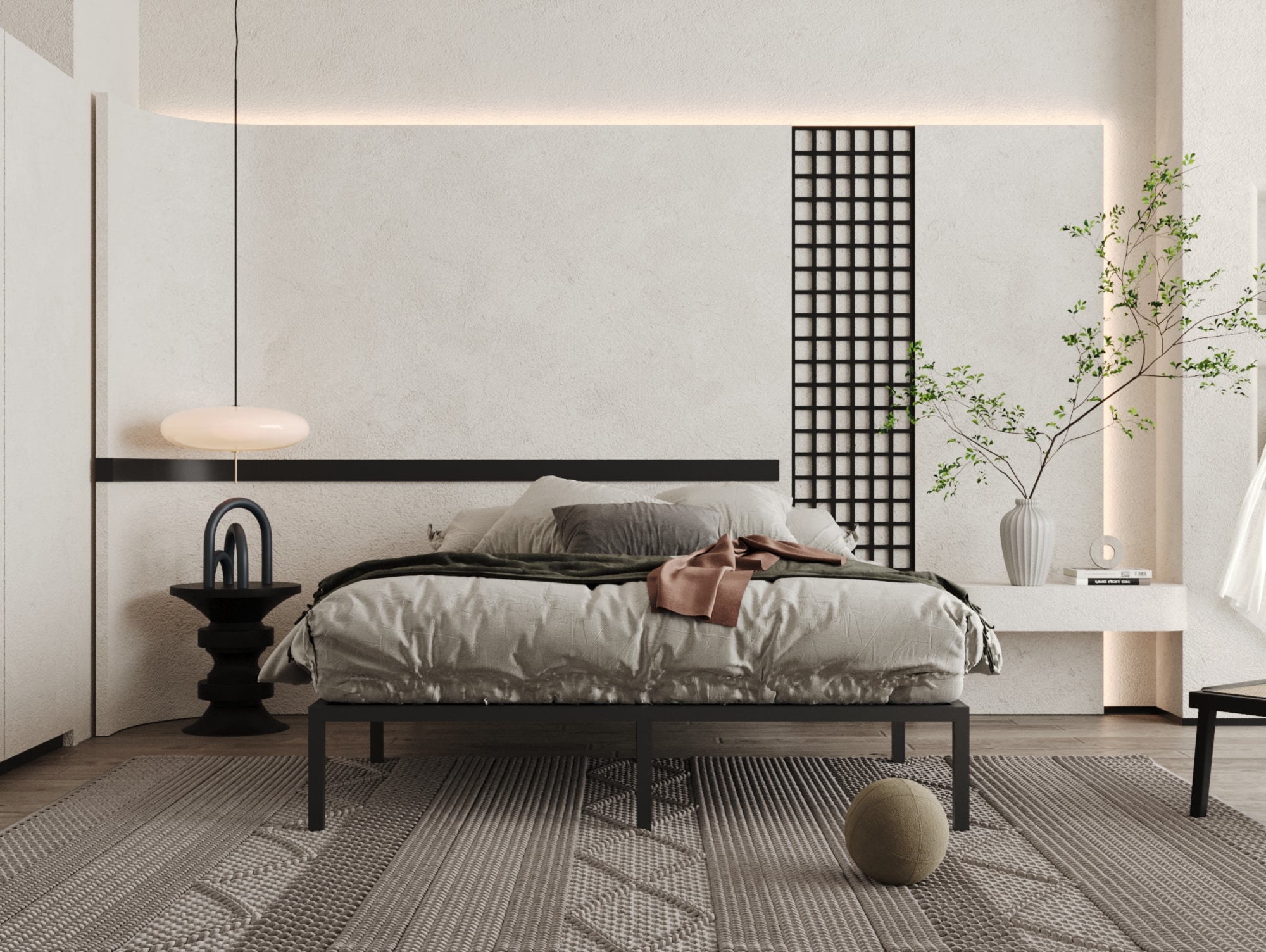 سرير نوم للمتزوجين مودرن 160 سم من الحديد بتصميم عصري مناسب لغرف نوم الشباب والمتزوجين