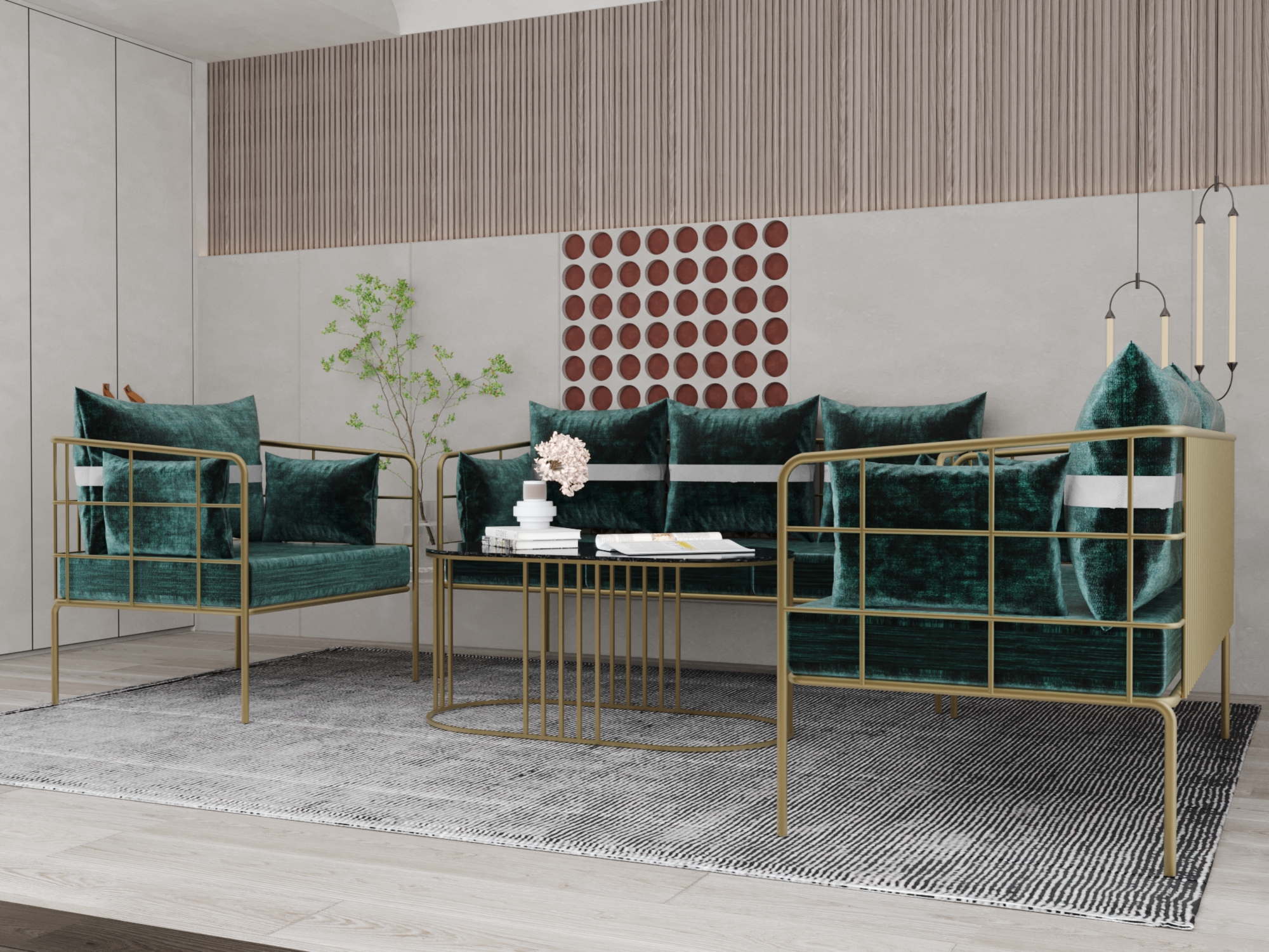 s151 طقم انتريه زمرد (2)