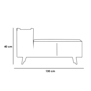 مقاسات جزامة مودرن بمقعد ستاند
