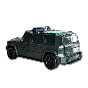 حصالة اطفال على شكل سيارة شرطة تفاعلية