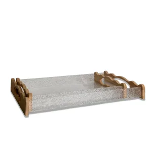 صواني تقديم مودرن اكريليك وخشب