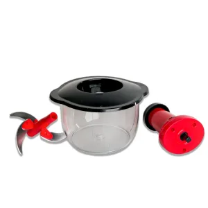 كبة صغيرة يدوي تعمل بالضغط لفرم الخضروات واللحوم