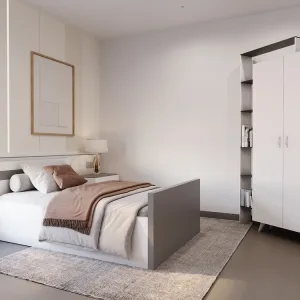 هدوء غرف نوم اطفال خشب