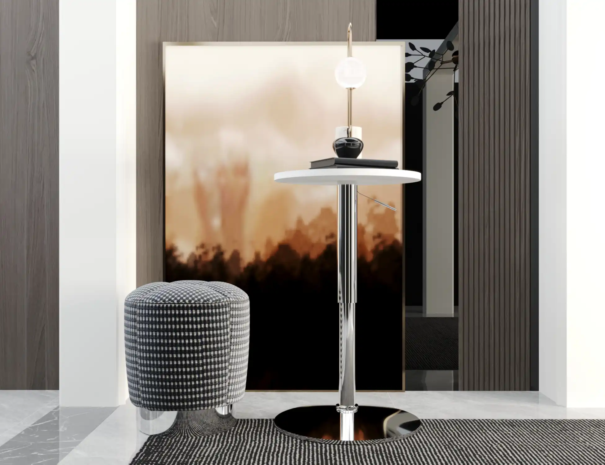 لونا بار ترابيزة بار هيدروليك